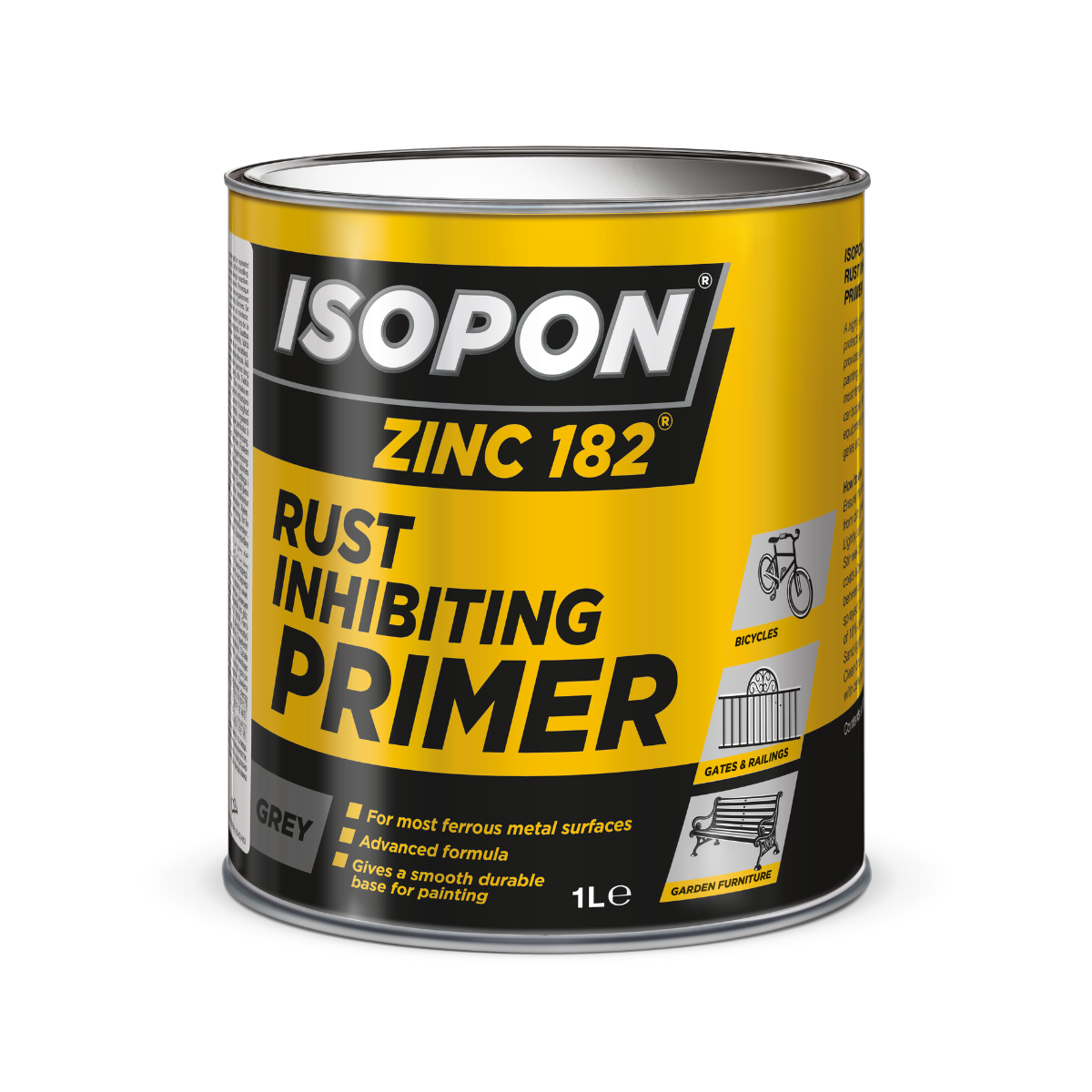 ISOPON-ZINC PRIMER GRI CU ZINC ANTI- RUGINA ISOPON 1L - imagine 1